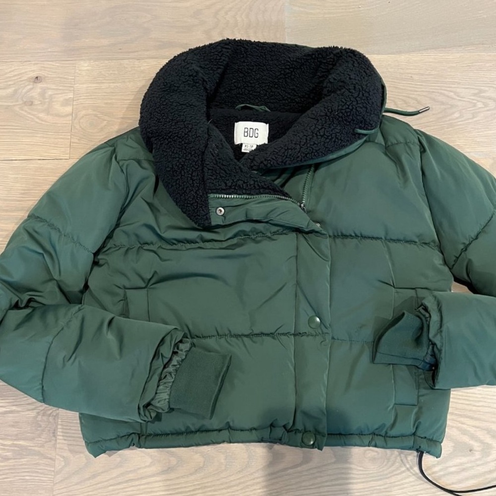 BDG Marlow Green Puffer Coat XS